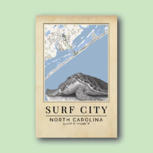 Surf City Turtle Map