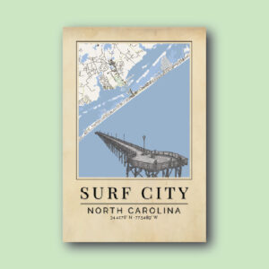 Surf City Pier Map