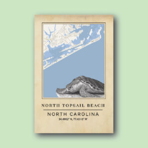 North Topsail Beach Turtle Map
