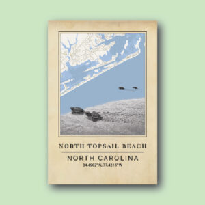 North Topsail Beach Turtle Hatching Map