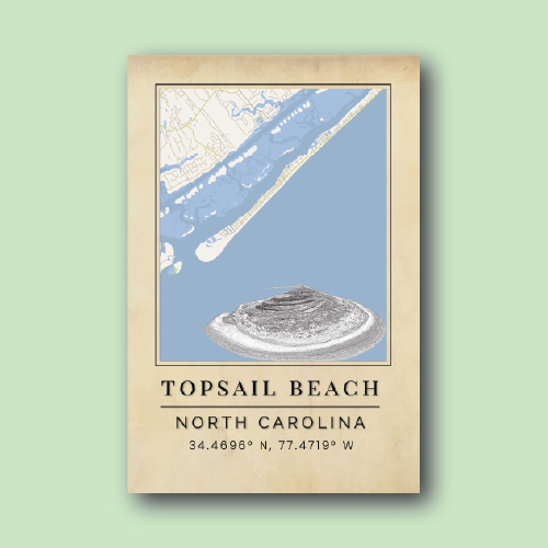 Topsail Beach Serenity Point Map