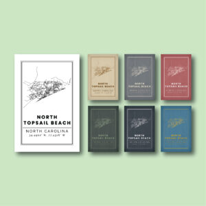 North Topsail Beach Line Map