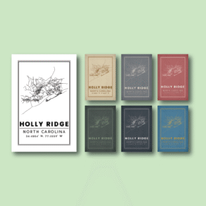 Holly Ridge Line Map