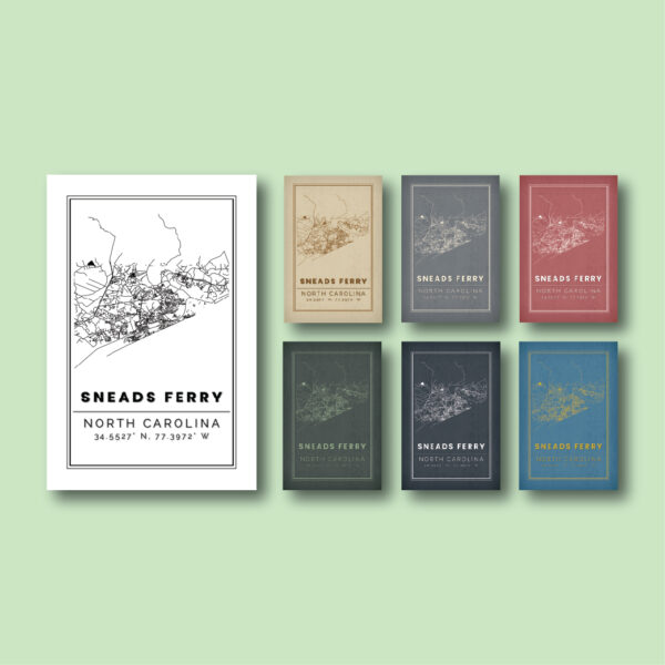 Sneads Ferry Line Map