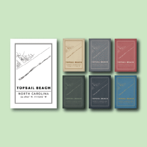 Topsail Beach Line Map