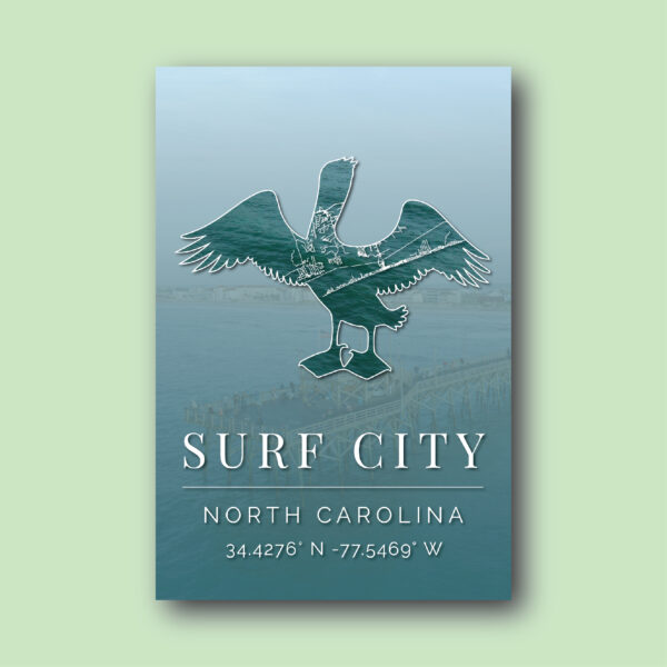 Surf City Pelican Map