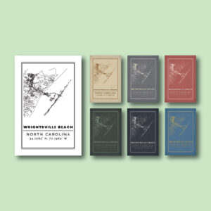 Wrightsville Beach Line Map